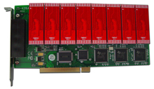 Card ghi âm điện thoại ZIBOSOFT 8line ZS-2108
